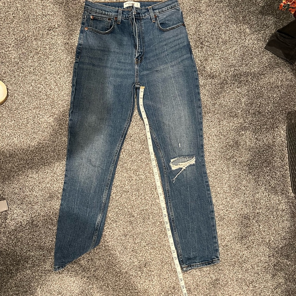 Abercrombie high rise skinny